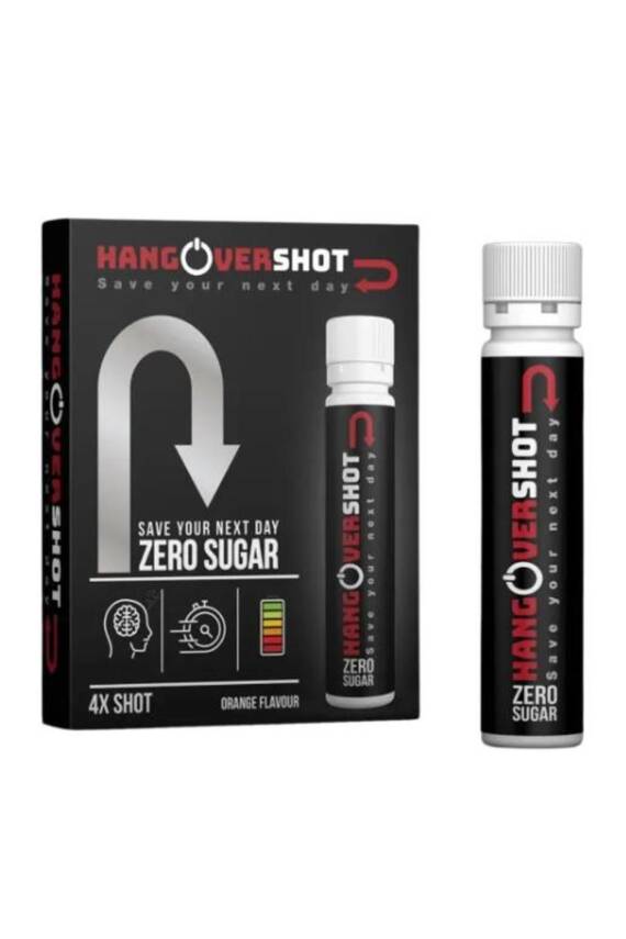HANGOVERSHOT Zero Sugar Save Your Next Day 4*25 - 1