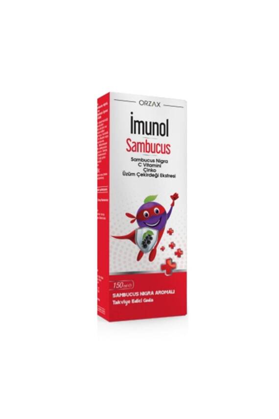 Orzax Imunol Sambucus Nigra C Vitamini Çinko Üzüm Çekirdeği Ekstresi 150 Ml - 1