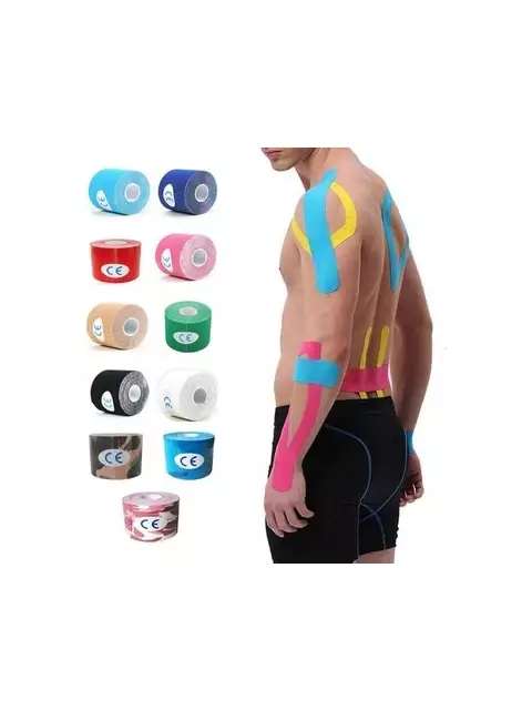 Iron Kinesiology Tape Gold Ağrı Bandı Sarı 5 cm x 5 m - 2