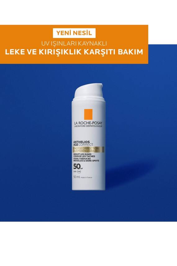La Roche Posay Anthelios Age Correct SPF50+ Yaşlanma Karşıtı Yüz Güneş Kremi 50 ml - 5