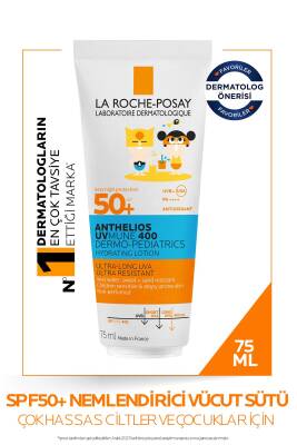 La Roche Posay Anthelios Dermo Pediatrics Uvmune 400 SPF50+ Güneş Koruyucu Vücut Sütü- 75ml - La Roche Posay