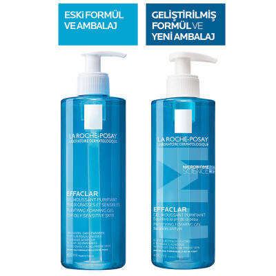 La Roche-Posay Effaclar Yağlı ve Akneye Eğilimli Ciltler için 400 ml Temizleme Jeli - 2