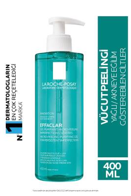 La Roche Posay Effaclar Mikro-peeling Arındırıcı Jel 400 ml- Akneye Eğilim Gösteren Ciltler - 1