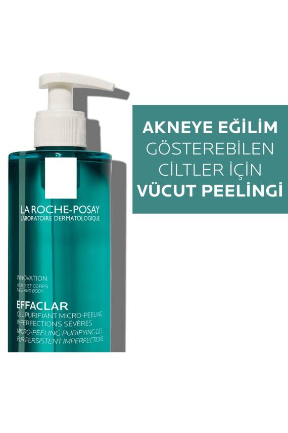 La Roche Posay Effaclar Mikro-peeling Arındırıcı Jel 400 ml- Akneye Eğilim Gösteren Ciltler - 2