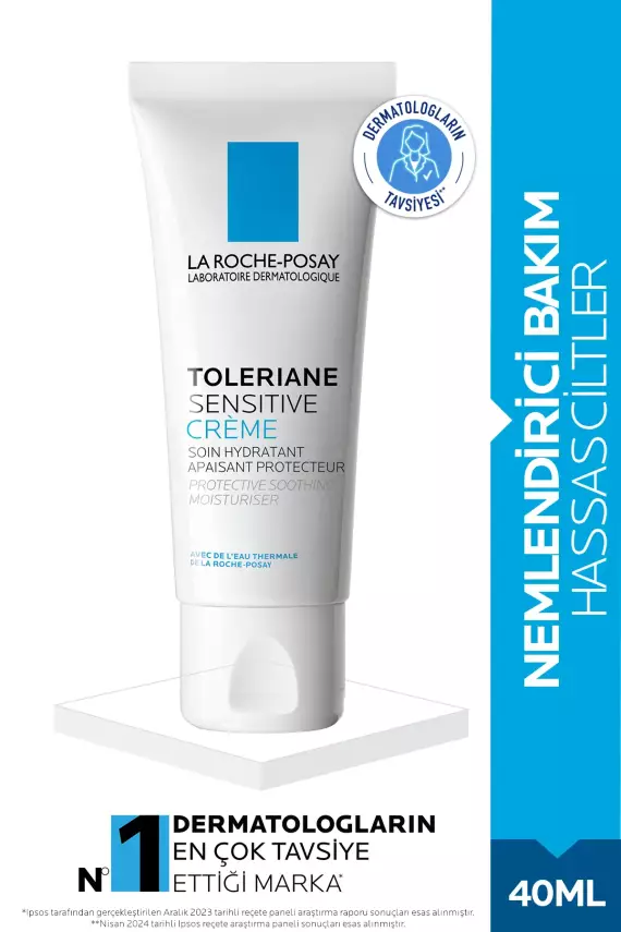 La Roche Posay Toleriane Sensitive Hassas Ciltler İçin Yatıştıran Nemlendirici Krem 40 ml - 1