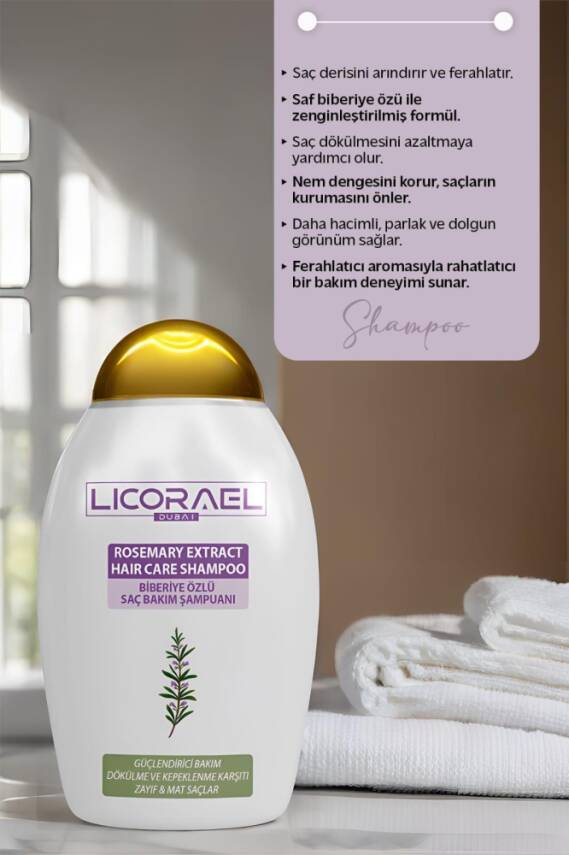 Licorael Dubai BİBERİYE ÖZLÜ SAÇ BAKIM ŞAMPUANI - 3