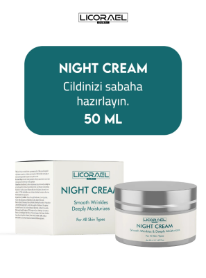 Licorael Dubai Night Cream Cilt Yenileyici Gece Bakım Kremi 50ml - Licoreal Dubai 