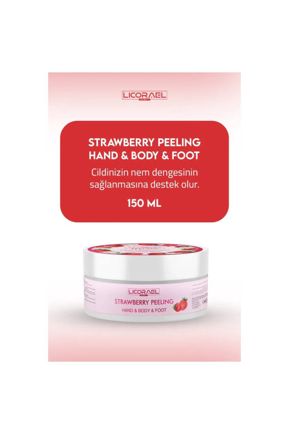 Licorael Dubai Peeling Çilek Aromalı 150ml - 1