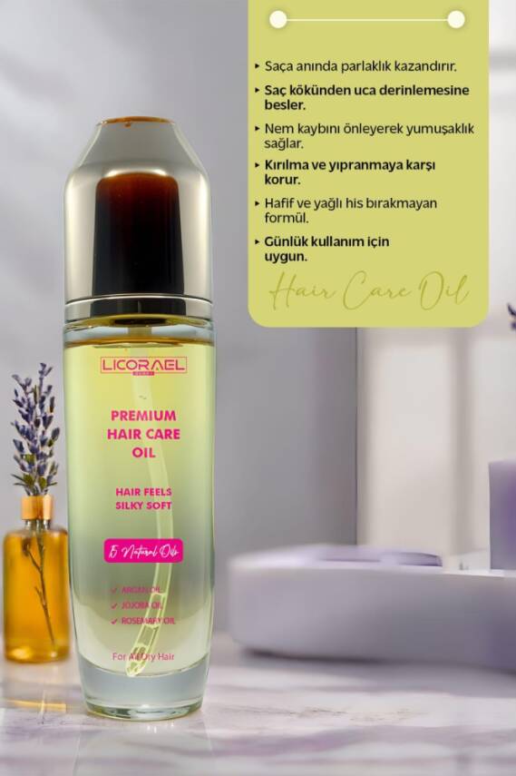 Licorael Dubai PREMIUM HAIR CARE OIL - SAÇ BAKIM YAĞI - 120ML - 3