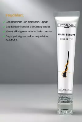 Licorael Dubai SAÇ SERUMU - ROLLER BAŞLIKLI HAIR SERUM - 4