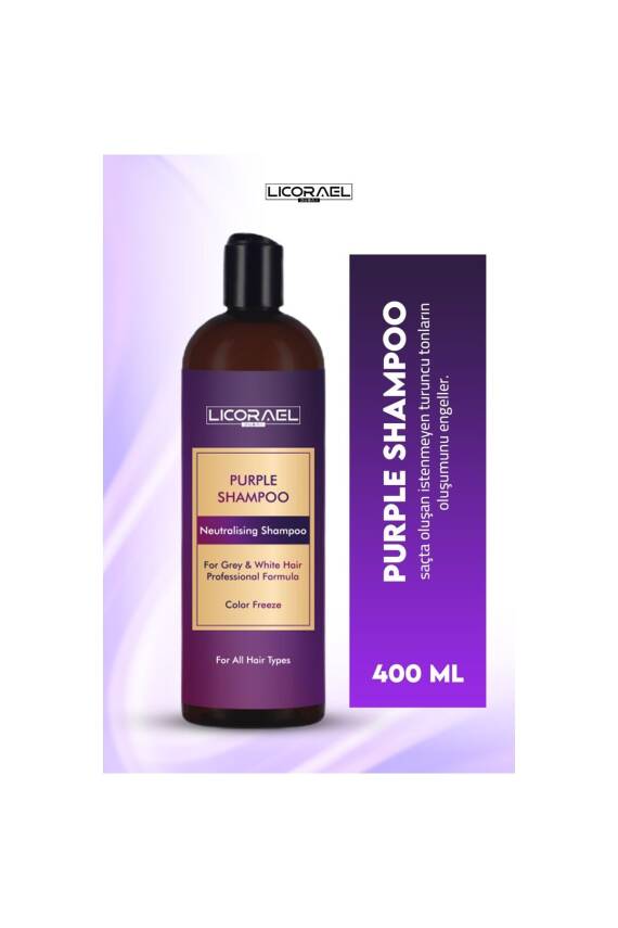 Licorael Dubai Turunculaşma Karşıtı Mor Şampuan 400ml - 1