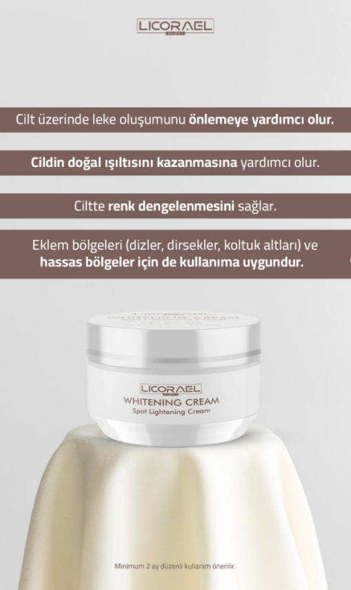 Licorael Dubai Whıtenıng Cream Leke Karşıtı Beyazlatıcı Krem 50ml - 2
