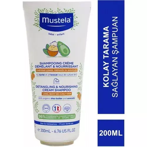 Mustela 200 ml Saç Dolaşıklık Karşıtı Besleyici Şampuan - 1