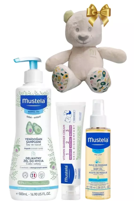 Mustela Bebek Günlük Çözüm Seti (Ayıcık Hediyeli) - 1