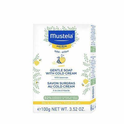 Mustela Cold Cream İçeren Temizleyici 100 gr Bebek Sabunu - 1