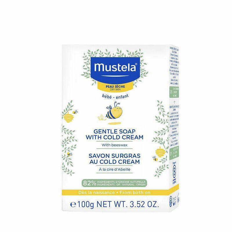 Mustela Cold Cream İçeren Temizleyici 100 gr Bebek Sabunu - 1