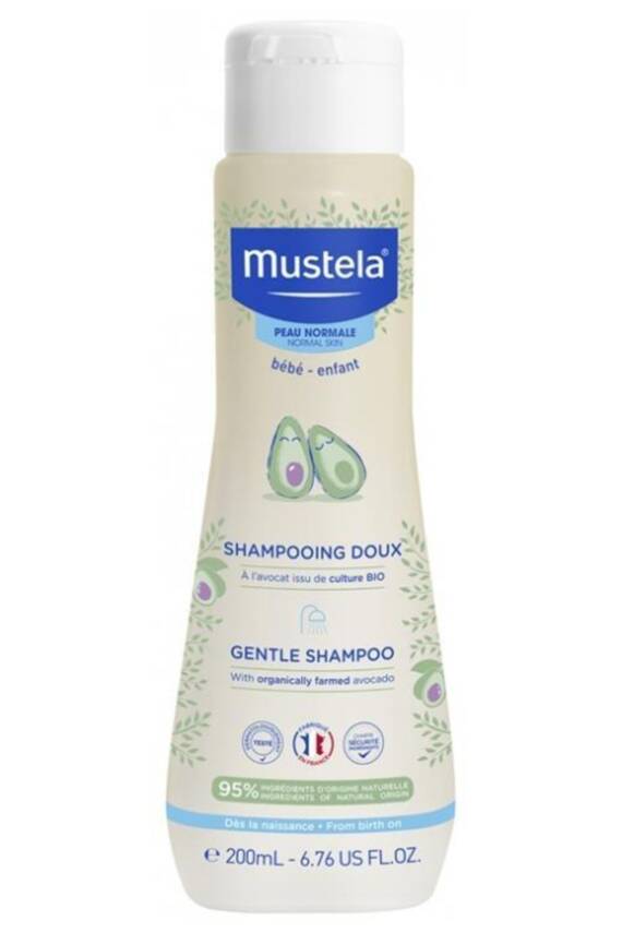 Mustela 200 ml Gentle Papatya Özlü Bebek Şampuanı - 1