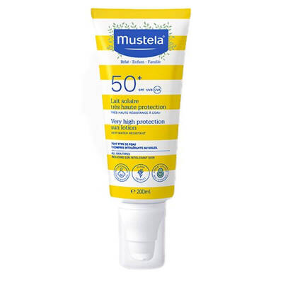 Mustela SPF50+ 200 ML Yüksek Faktörlü Güneş Kremi - 1