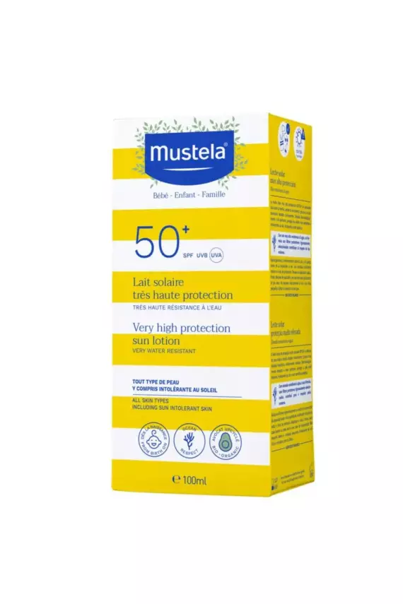 Mustela Spf50 Çok Yüksek Koruma Faktörlü Güneş Losyonu 200ml Hydrabebe Vücut Losyonu 100ml - 2