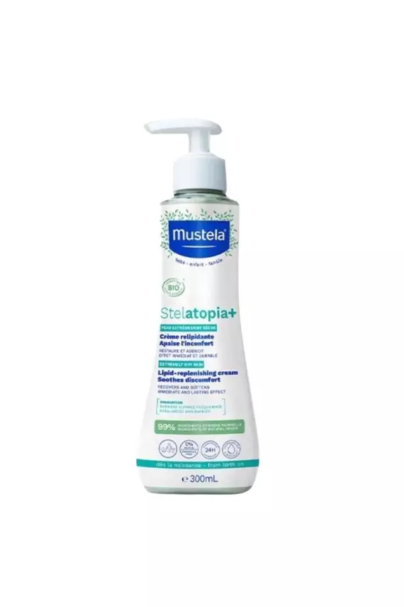 Mustela Stelatopia Lipit Yenileyici Krem 300 ml Stelatopia Şampuan 200 ml - 2