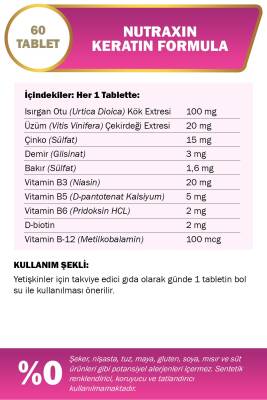 Nutraxin Keratin Formula 60 Tablet - 3
