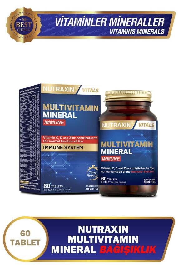 Nutraxin Multivitamin Mineral Immune 60 Tablet - 1