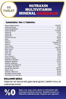 Nutraxin Multivitamin Mineral Immune 60 Tablet - 3