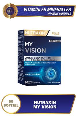 Nutraxin Plus My Vision Lutein Zeaksantin 60 Kapsül - 1