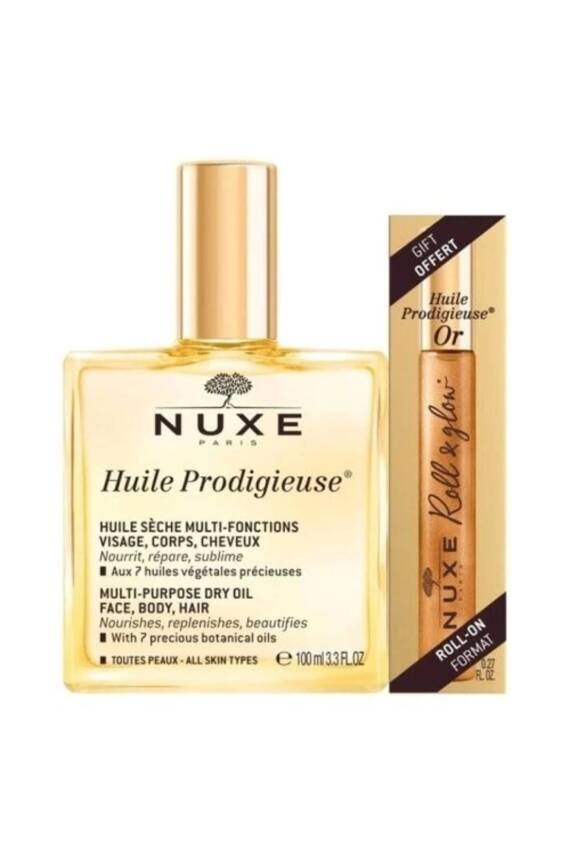 Nuxea Huile Prodigieuse 100 ml + Roll-On 8 ml - 1