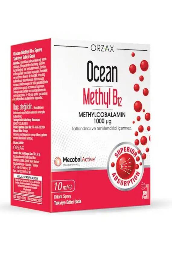 Ocean Methyl Cobalamin B12 Sprey 10 ml - 1