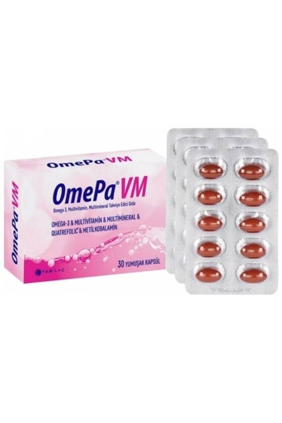 Omepa Vm Takviye Edici Gıda 30 Yumuşak Kapsül - 1