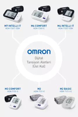 Omron M2 Basic Üst Koldan Ölçer Dijital Tansiyon Aleti - 4