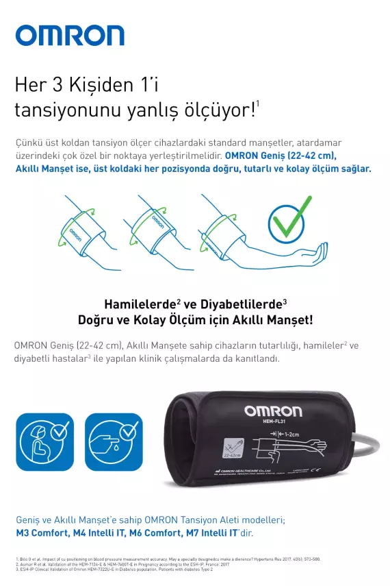Omron M3 Comfort Hem-7155-e Üst Koldan Ölçer Tansiyon Aleti - 5