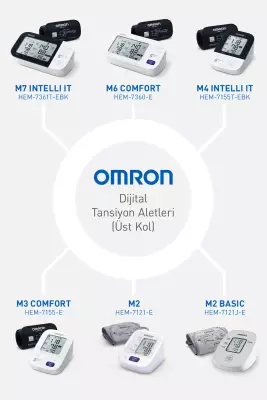 Omron M3 Comfort Hem-7155-e Üst Koldan Ölçer Tansiyon Aleti - 6