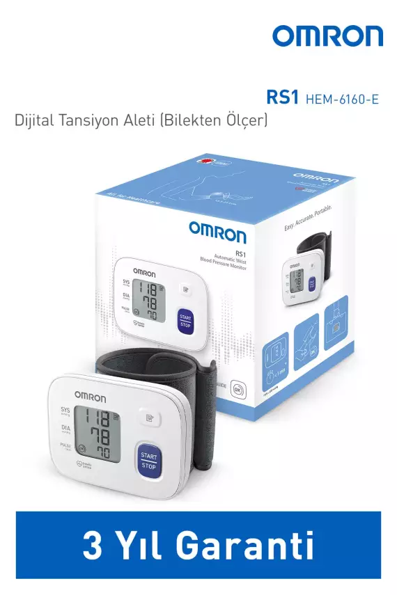 Omron RS1 Bilekten Ölçer Tansiyon Aleti - 1