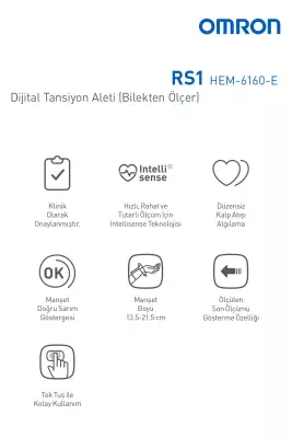 Omron RS1 Bilekten Ölçer Tansiyon Aleti - 5