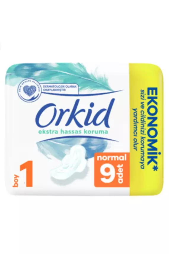Orkid Ekstra Hassas Koruma Tekli Normal 9'lu - 1