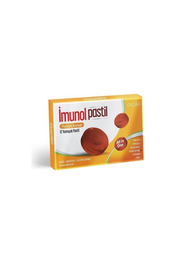 Orzax Pastil Portakal Aromalı 12 Yumuşak Kapsül - 1