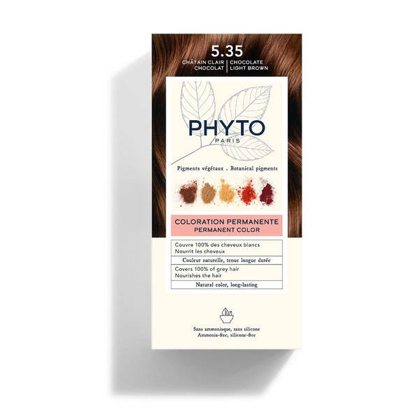 Phyto 5.35 Açık Kestane Dore Akuju Color Saç Boyası - 1