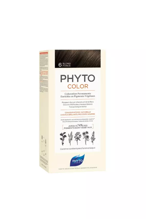 Phyto Color 6 Dark Blond Saç Boyası - 1