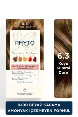 Phyto Color 6.3 Koyu Kumral Dore Yeni Seri Saç Boyası - 1