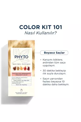 Phyto Color Saç Boyası 10 Extra Hafif Sarı - 3