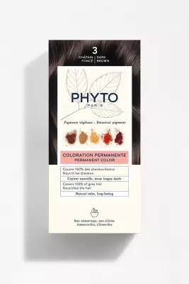 Phyto Phytocolor 3 Koyu Kestane Bitkisel Saç Boyası - 3