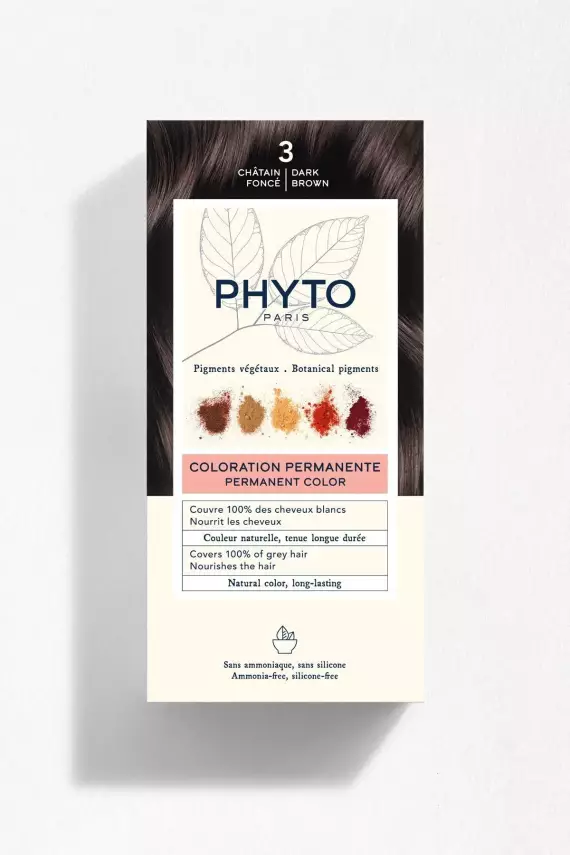 Phyto Phytocolor 3 Koyu Kestane Bitkisel Saç Boyası - 3