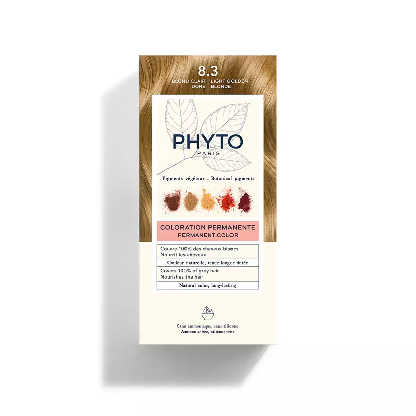 Phyto Phytocolor 8.3 Light Golden Blonde 8.3 Sarı Dore Bitkisel Saç Boyası - 1
