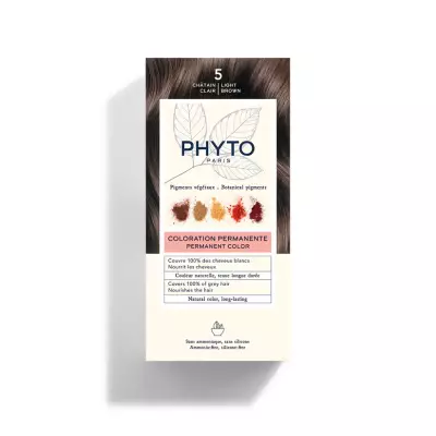 Phyto Phytocolor Bitkisel 5 Açık Kestane Saç Boyası - 1