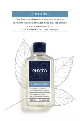 Phyto Phytocyane Men Erkek Tipi Dökülme Karşıtı Etkili 250 ml Canlandırıcı Şampuan - 2