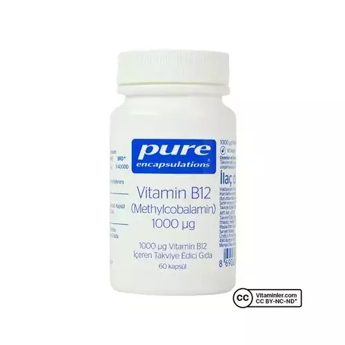 Pure Encapsulations Vitamin B12 1000 mcg 60 Kapsül - 1
