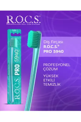 R.o.c.s Pro 5940 Ultra Soft Diş Fırçası - Yeşil - 1