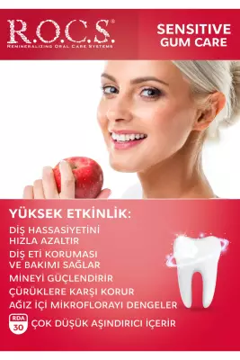 R.O.C.S. Sensitive Artı Diş Eti Bakımı Klorofilli Diş Macunu – 94gr - 3